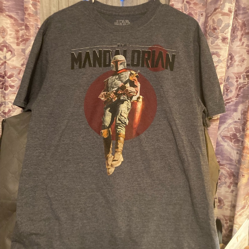Star Wars The Mandalorian Charcoal Tee